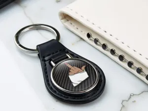 Leder Schlüsselwallet Robuste Form Sportdes